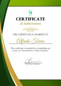 PDF Certificate